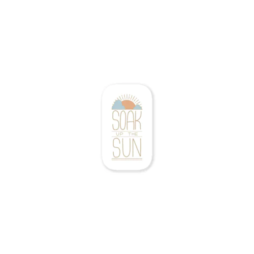 SOAK UP THE SUN Sticker