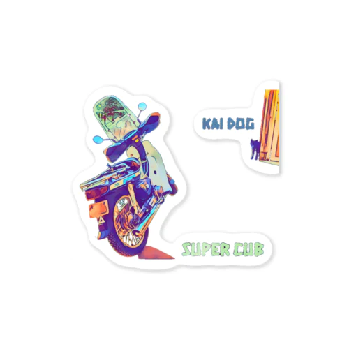 カブと甲斐犬　CUB & KAI DOG Sticker