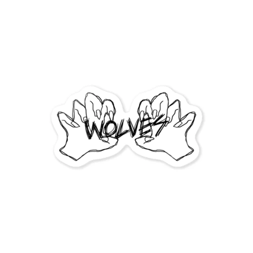 WOLVES Sticker