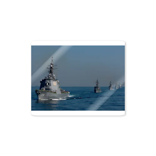 イージス艦と護衛艦 Sticker