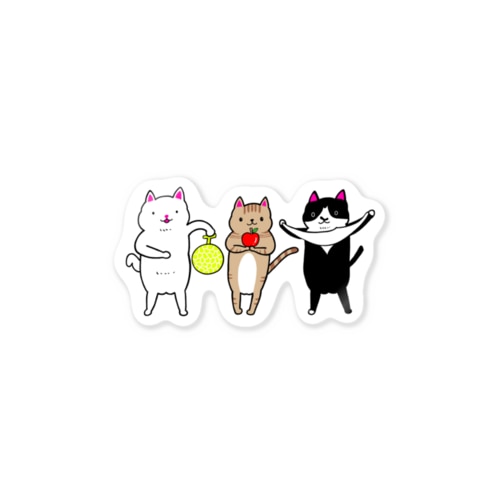 ごまりんごパンからの贈り物です Sticker