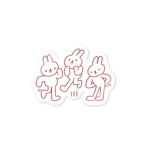 ウサトリオ Sticker