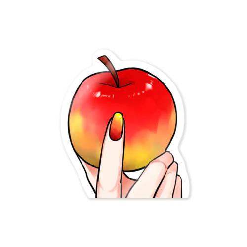 Apple Nail Sticker