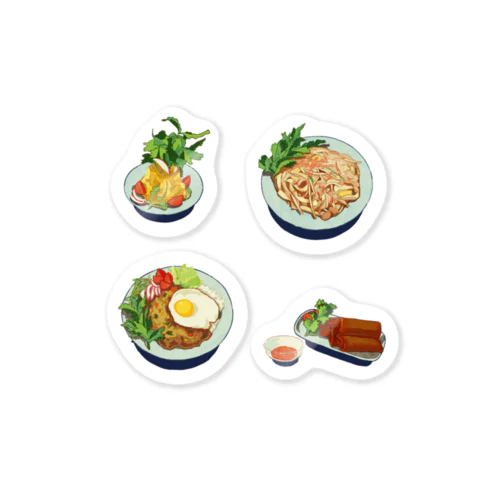 タイ料理ステッカー Sticker