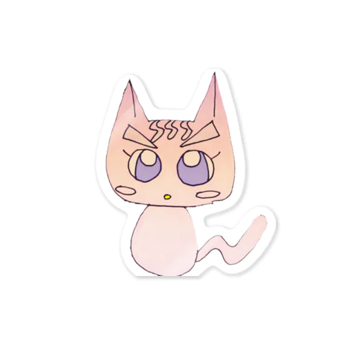 ピンクの猫さん Sticker