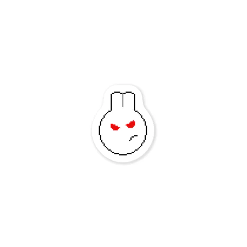 DotUsagi(White) Sticker