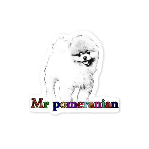 Mrポメラニアン Sticker