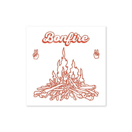 bonfire Sticker