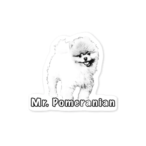 Mr.Pomeranian ステッカー