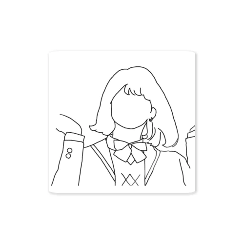 韓国　女の子 Sticker