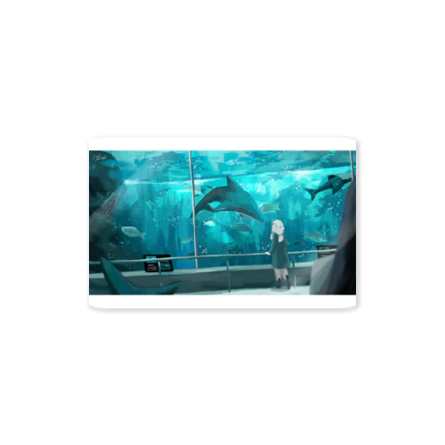 aquarium ステッカー