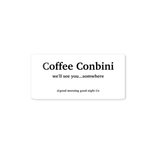 Coffee Conbini ステッカー