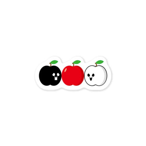 まねっこたまとコン「りんご」 Sticker