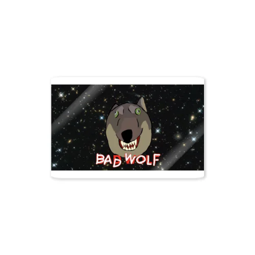 BAD WOLF Sticker