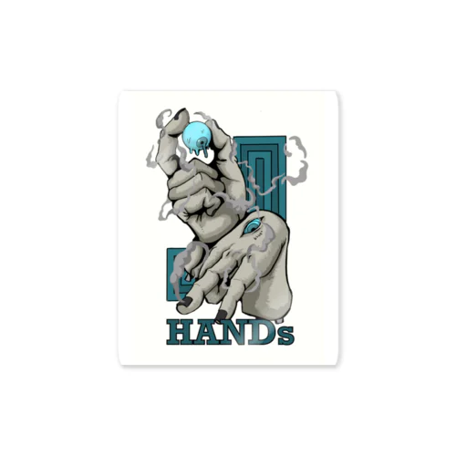 hands ステッカー