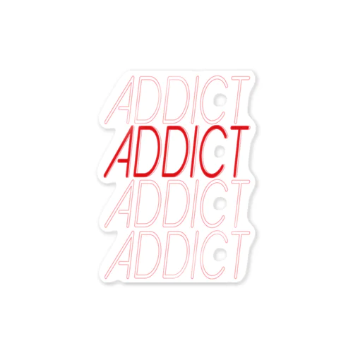 ADDICT Sticker