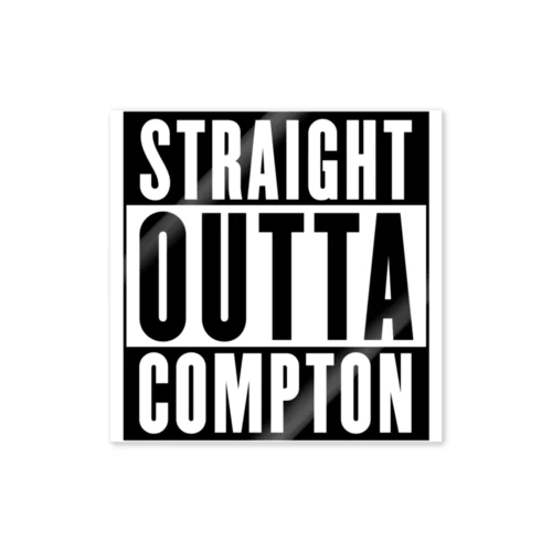 STRAIGHT OUTTA COMPTON- ストレイト・アウタ・コンプトン- Sticker