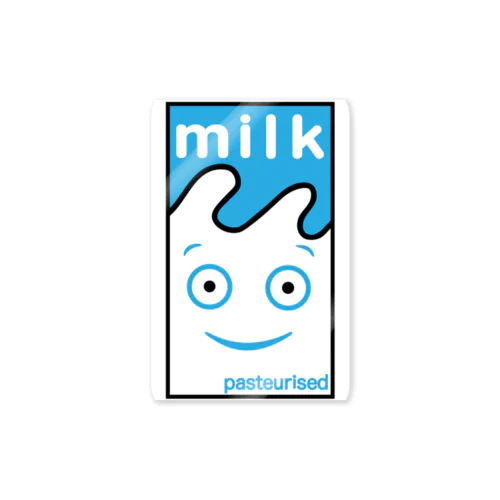 milk -Coffee & TV- Sticker