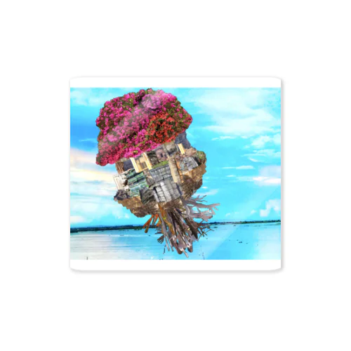 花咲く天空の城 Sticker