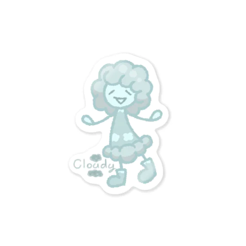 ウェザーず＊クモリちゃん Sticker