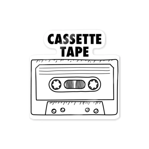 CASSETTE TAPE-カセットテープ- ステッカー