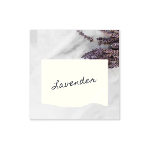 Lavender ステッカー