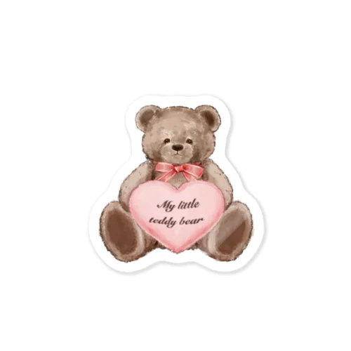 My little teddy bear(ステッカー) Sticker