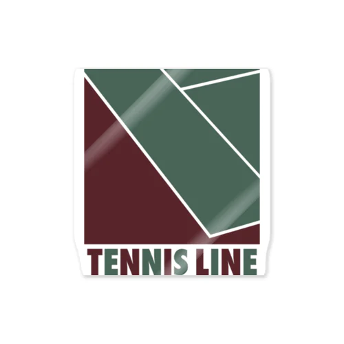 TENNIS LINE-テニスライン- ステッカー