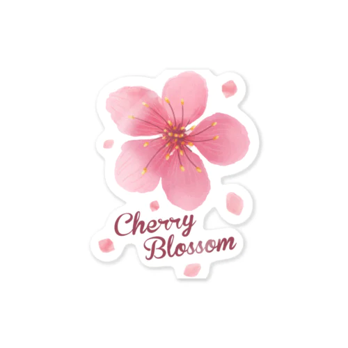CHERRY BLOSSOM-桜の花びら- ステッカー