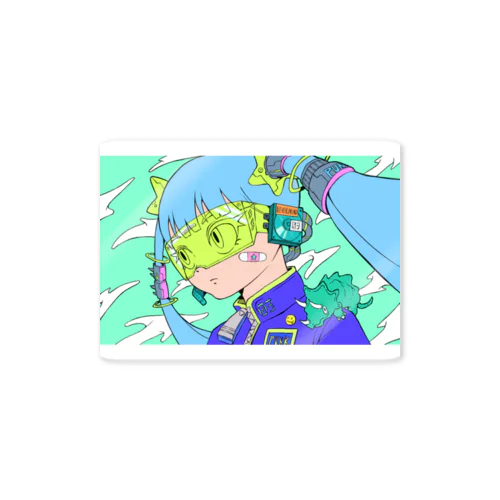 ヘッドガールちゃん Sticker