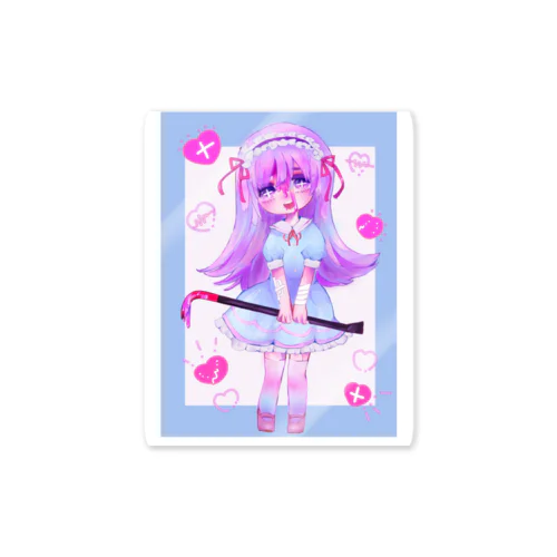 ドロドロ女の子 Sticker