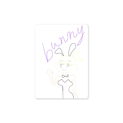 bunny bunny Sticker