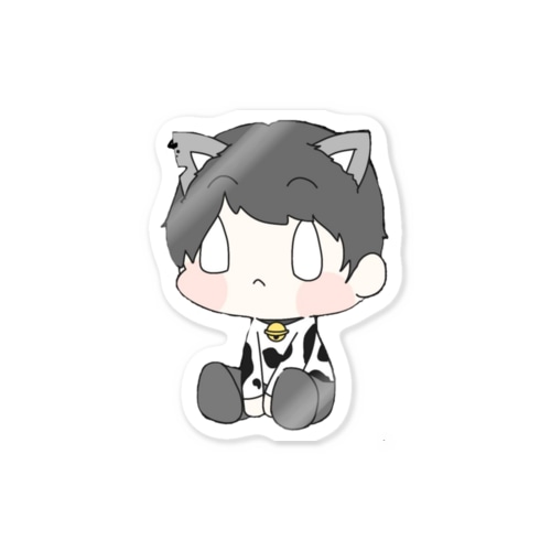 ほのぼのcat君 Sticker
