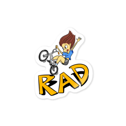 "RAD" 2 ステッカー