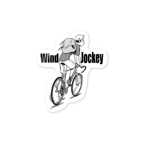 "Wind Jockey" Sticker