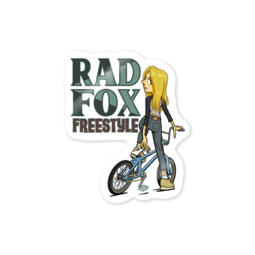 "RAD FOX" ステッカー