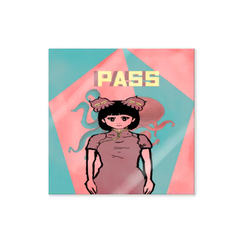 五角(合格)オクトパス（pass）2 Sticker