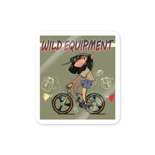 "WILD EQUIPMENT” Sticker
