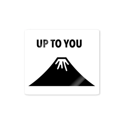 UP TOU YOU Mt.Fuji ステッカー