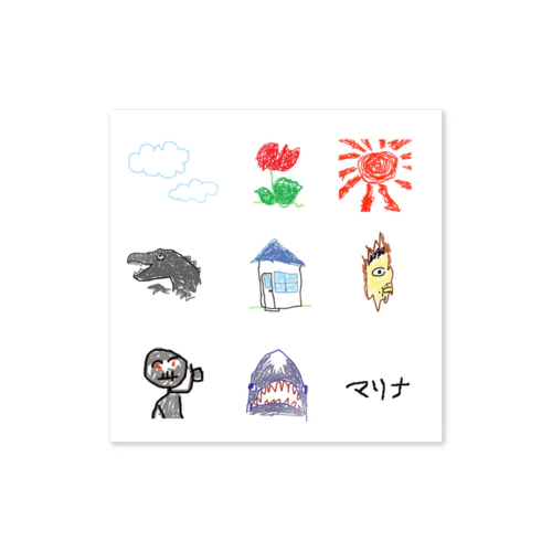 マリナ画伯集 Sticker