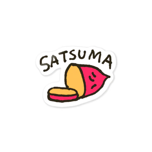 サツマイモくん ワンポイント Sticker