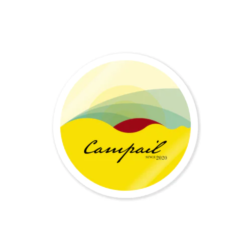 Campail-Black Sticker