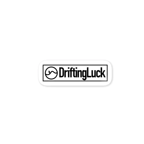 Drifting Luck 無地ロゴ Sticker