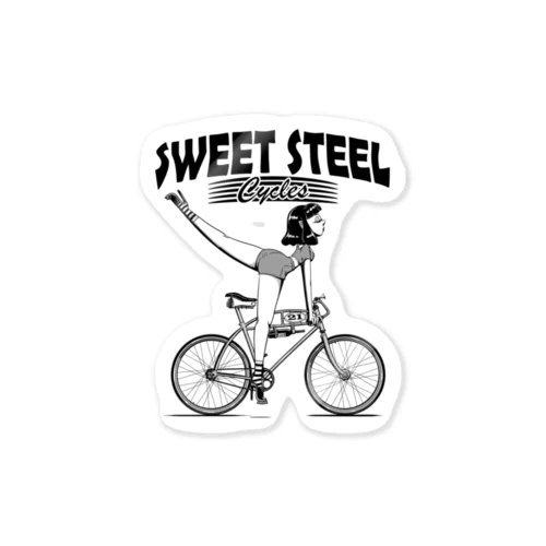 "SWEET STEEL Cycles" #1 Sticker