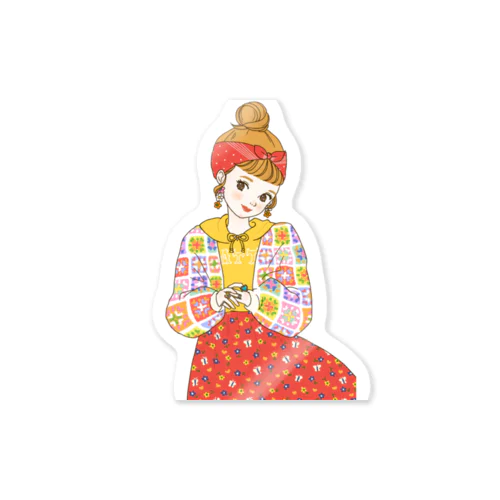 おしゃれなあの子 Sticker