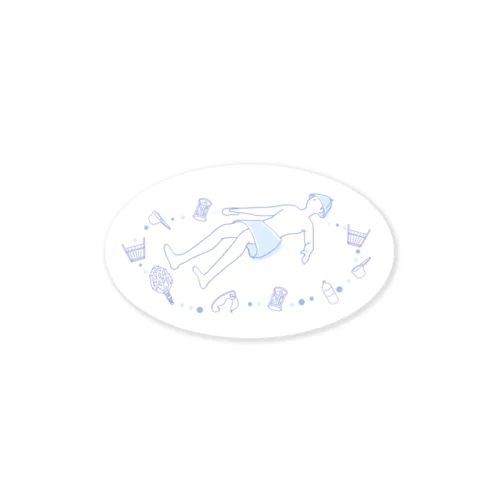 サウナグッズとトリップ Sticker