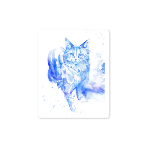 水彩猫 Sticker