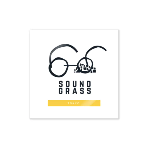 SOUND GRASS ロゴ アイテム ステッカー