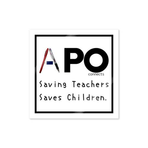 Saving Teachers ステッカー