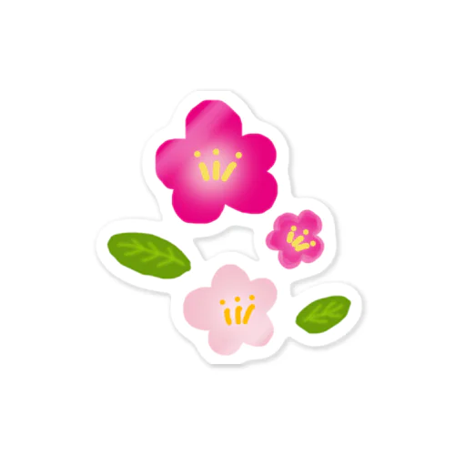 桃の花 Sticker